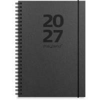 Mayland 2027 International ugekalender A5 sort karton 27200700