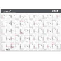 Mayland 2027 v&aelig;gkalender Moderne 1x13 m&aring;neder A3 27063300