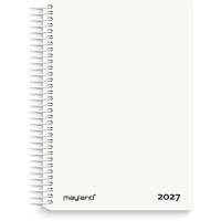 Mayland 2027 dagkalender PP-plast hvid 27210010