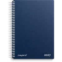 Mayland 2027 dagkalender PP-plast bl&aring; 27210020
