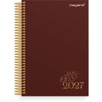 Mayland 2027 timekalender 16,8x23,5cm bordeaux 27218030