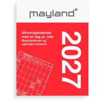 Mayland 2027 broderikalender 4,9x6,4cm 27241000