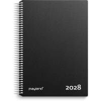 Mayland 2028 timekalender PP-plast sort 28218000