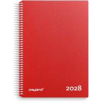 Mayland 2028 timekalender PP-plast r&oslash;d 28218010