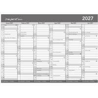 Mayland 2027 Basic kontorkalender A3 gr&aring; 27268500