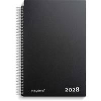 Mayland 2028 aftalekalender plast sort 28220000