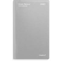 Mayland 2027 Week Planner vinyl 9,5x16,8cm gr&aring; 27085400