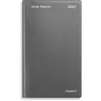 Mayland 2027 Week Planner h&oslash;jformat vinyl gr&aring; 27088000