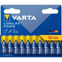Varta Longlife Power AA batterier, pakke med 10 stk