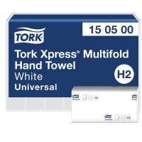 Tork Xpress Multifold H2 h&aring;ndkl&aelig;deark 1-lags 150500 hvid