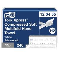 Tork Xpress Komprimerede Soft Multifold H2 h&aring;ndkl&aelig;deark 120455 hvid