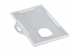 ID-kort-holder liggende plast transparent