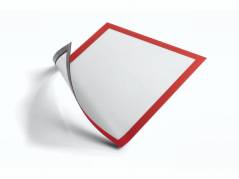 Durable Duraframe A4 magnetisk skilt med rød ramme