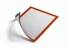 Durable Duraframe A4 magnetisk skilt med orange ramme