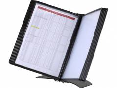 Easymount registersystem bordmodel A4 til 20 lommer sort
