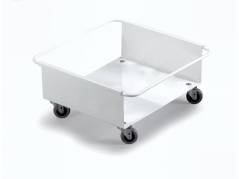 Durable vogn til Durabin 90 liter affaldsspand hvid
