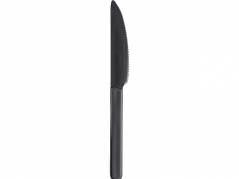 Kniv i PP plastik til flergangsbrug 18,7cm koksgrå