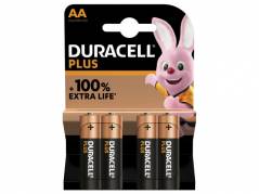 Duracell Plus Power AA batteri alkaline, pakke med 4 stk