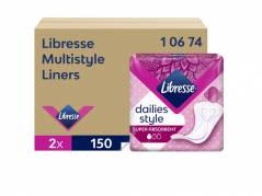 Libresse Multistyle trusseindlæg 10674 hvid, 300 stk