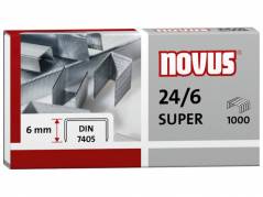 Novus re+new Hæfteklamme 24/6 Super, 1000stk