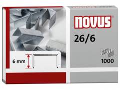 Novus re+new Hæfteklamme 26/6 Super, 1000stk