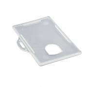 ID-kort-holder liggende plast transparent