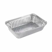 Aluminiumsbakke med vinkelkant 890ml 207 x 141 x 41mm sølv
