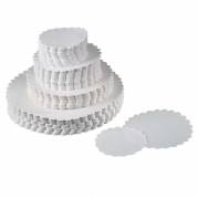Fadpapir præget 18cm rund 500stk/pak