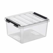 Plastikkasse Smart Store 2 liter 21x17x11cm med låg klar
