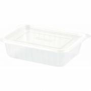 Duni Fixpack plastbakke firkantet PP 350ml klar, 500 stk