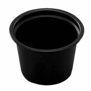 Dressingbæger PP Ø44x30mm 30ml sort, 250 stk