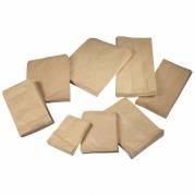 Bagerpose 2,5kg 270x335mm 40g brun. 1000 stk