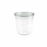 Weck sylteglas med låg (742) 580ml Ø10x10,7cm