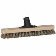 Vikan Classic Gulvskrubbe stiv med socket 30cm brun