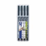 Staedtler Lumocolor permanent, sæt a 4 tykkelser