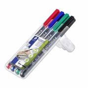 Staedtler Lumocolor M 0,8-1,0mm 317WP-4 permanent, sæt a 4 farver