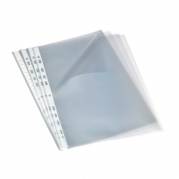 Bantex plastlommer A4 åben top/venstre side 0,09mm, 100 stk