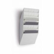Durable blanketfag Flexiboxx A4 6-fag liggende hvid