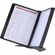 Easymount registersystem bordmodel A4 til 20 lommer sort