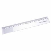 Lineal plast 20 cm - økonomimodel - og super billig