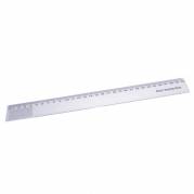 Office lineal i plast 30 cm klar