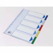 Q-line faneblade plast 5-delt A4