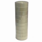 Q-line kontortape PP 15mm x 33 meter klar