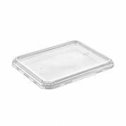 Låg til plastbakker 2227 flat A-pet klar, 372 stk