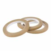 Tape papir til poselukker 9mmx50m brun