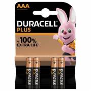 Duracell Plus Power AAA batteri alkaline, pakke med 4 stk