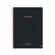 KOZO notesbog A4 Premium linieret 80 sider 100g sort