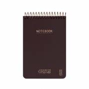 KOZO notesbog A6 Premium linieret 80 sider 100g brun