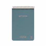 KOZO notesbog A6 Premium Steel linieret 80 sider 100g blå