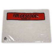 Følgeseddellommer 165x122mm med tryk "Følgeseddel"